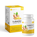 Turmeric curcumin extract capsules supplement Improve body immunity in Stock